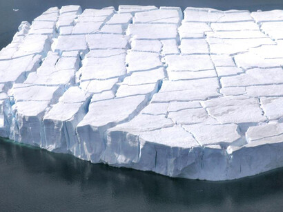 Scioglimento dei ghiacci. Courtesy NSIDC