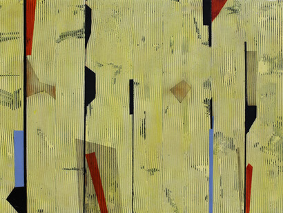 Andrew Glass, Nadir, Oil on Birch Panel, 20" x 28" x 2"