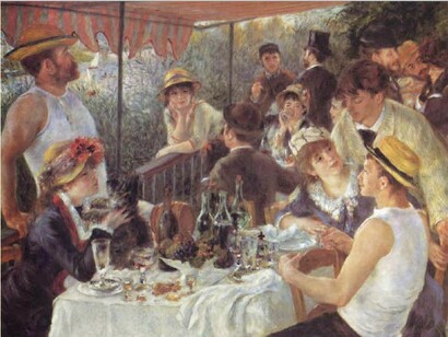 «El almuerzo de los remeros» (1881), El almuerzo de los remeros