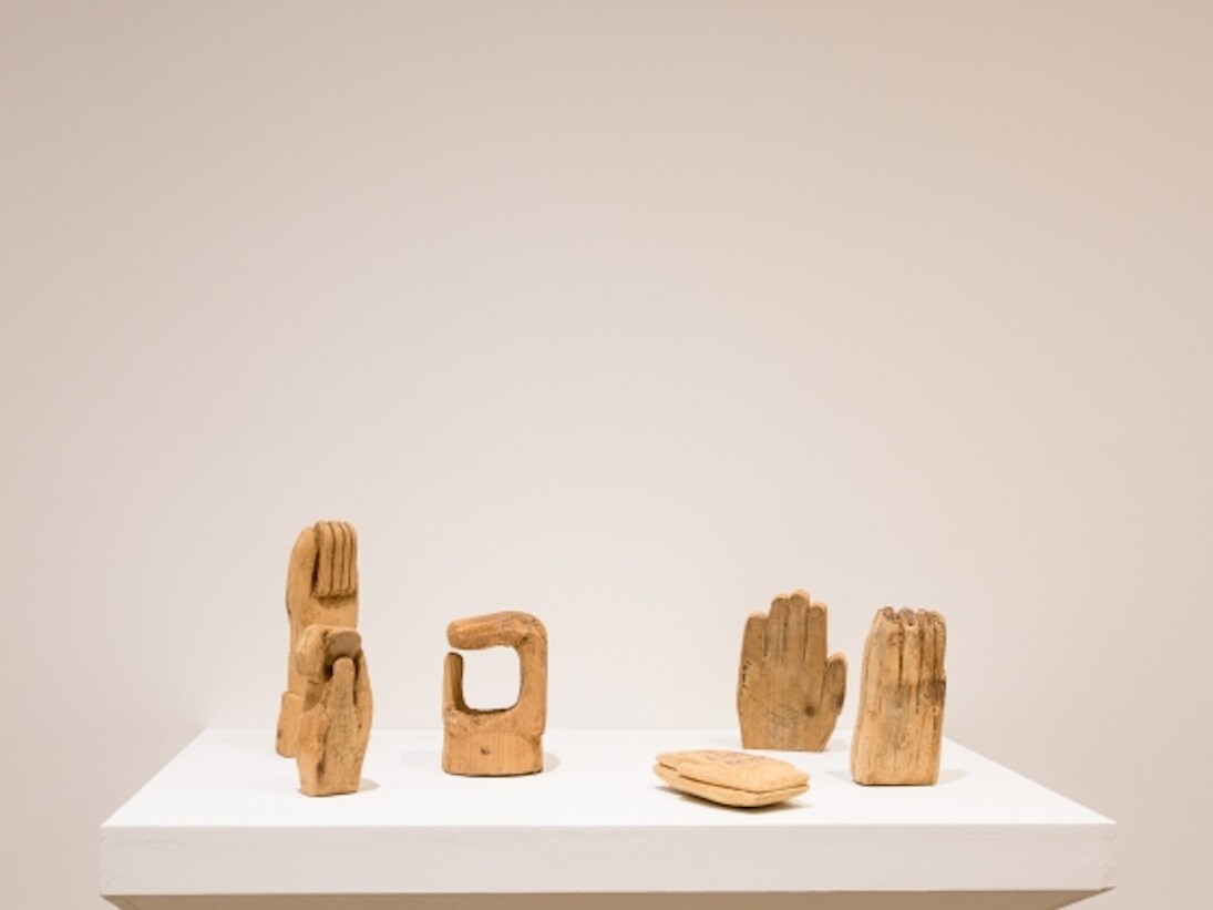 John Byam. Unearthed, exhibition view. Courtesy of Andrew Edlin Gallery