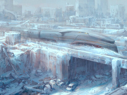 Arte conceptual para la serie de televisión «Snowpiercer», estrenada en 2020