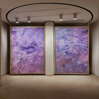 Julian Schnabel, Exhibition view. Courtesy of The Glass House