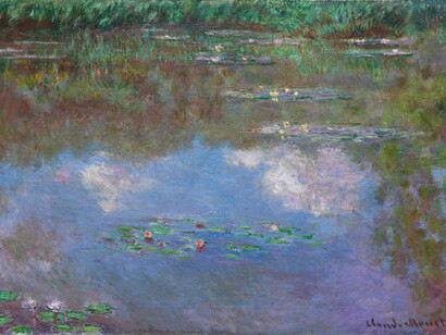 Claude Monet, The water Lily Pond (Clouds) (detail), 1903. Courtesy of Frist Art Museum