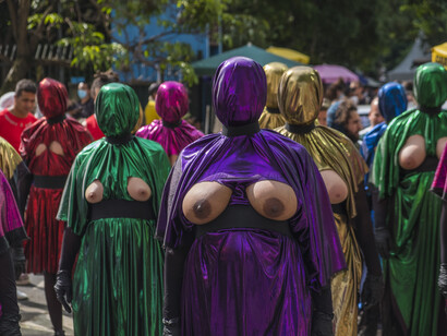 On Sunday, November 28, 2021, 16 people paraded along Paulista Avenue and Augusta Street, in São Paulo