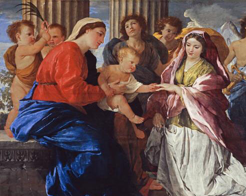 Nicolas Poussin, The Mystic Marriage of Saint Catherine