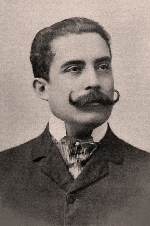 El escritor José Santos Chocano en su juventud