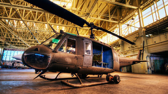 Bell UH-1 Iroquois. Courtesy of Pearl Harbor Aviation Museum