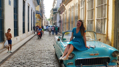 Una calle de La Habana