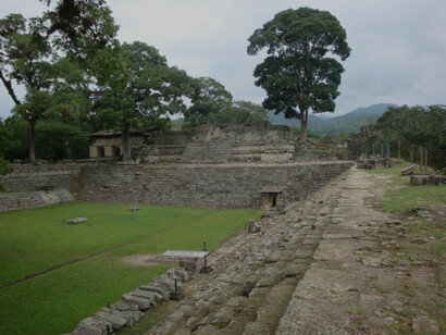 I resti dello stadio per il gioco del pallone, Copán, Honduras. Alla scoperta di Copán: un paradiso archeologico nascosto