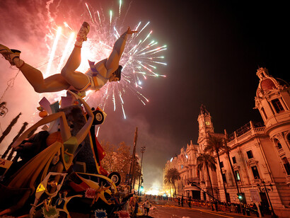 Notte di fuochi a Valencia