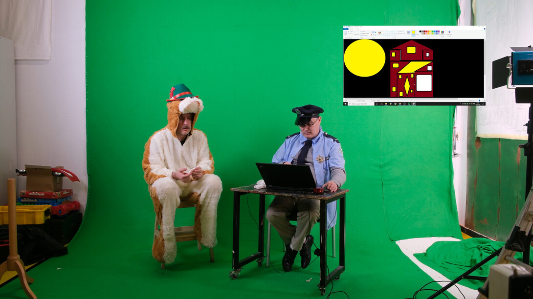 Alexandre Heck et Laurent S. Gérard dit Elg, J'irais faire mon puzzle tantôt (capture d'écran), 2025. Courtesy of BPS22 