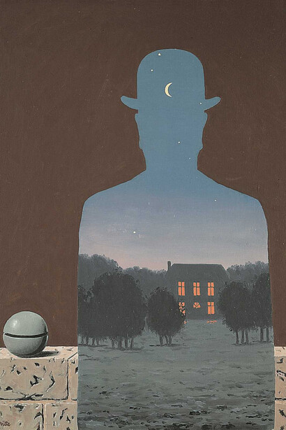René Magritte, L'heureux donateur, 1966, Musée Communal d'Ixelles © 2017, Charly Herscovici c/o SABAM