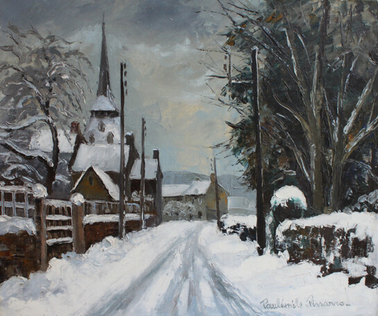 Paulemilé Pissarro, Entrée du Bourg de Clécy