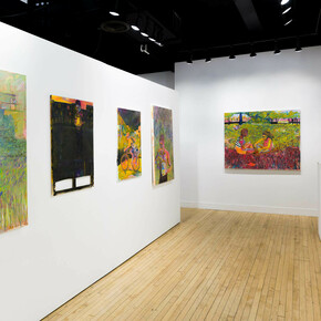 Eustace Mamba, Lavender, exhibition view. Courtesy of Paradigm Gallery + Studio