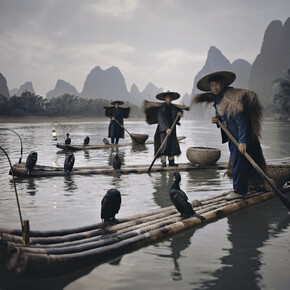 Jimmy Nelson, XXII 467 Yangshuo Cormorants, China, 2005. Courtesy of Atlas Gallery