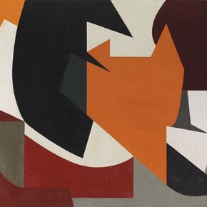 Wifredo Arcay, “Treggub-I”, 1950, Oil on canvas, 65 x 92 cm (25 5/8 x 36 1/4 in)