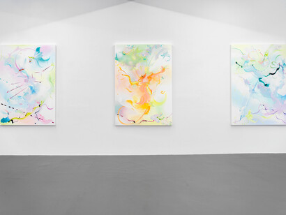 Installation view Fiona Rae Buchmann Galerie 2018. Courtesy the artist and Buchmann Galerie. Photo  Michael Schultze 