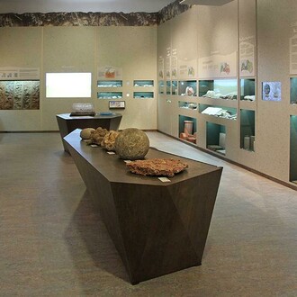 Geology of Latvia, exhibition view. Courtesy of the Latvian National Museum of Natural History