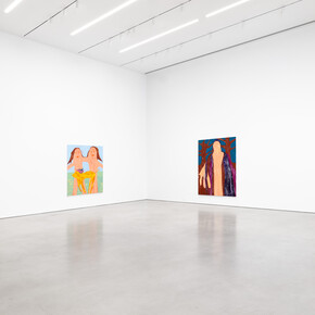 Nicola Tyson, I am a teapot, exhibition view. Courtesy of Petzel Gallery