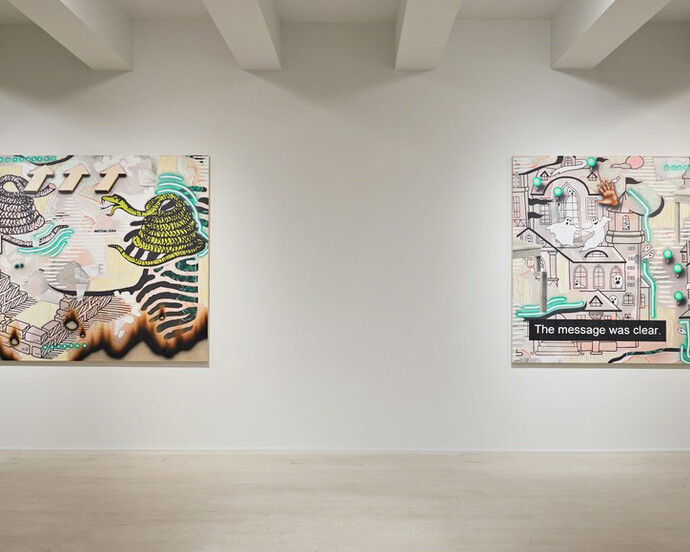 Josh Reames, Exhibition view. Courtesy of Jacob Lewis Gallery
