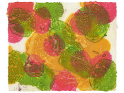 Howard Hodgkin, Autumn, 2014, Carborundum relief Paper and Image 26.5 x 32.5 cm, Edition of 30, courtesy the artist and Alan Cristea Gallery, London