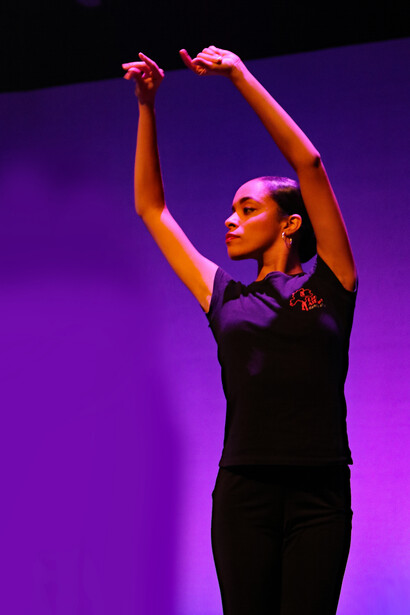 Afro-Cuban dance style, Litz Alfonso. Photo by Carrie Hart