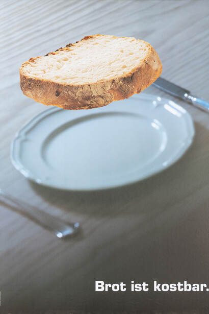 Unser tägliches Brot, ausstellungsgemälde. Mit freundlicher genehmigung des Museum für Gestaltung