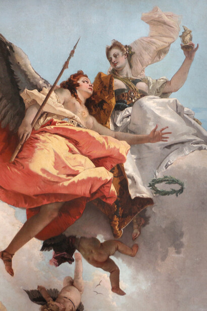 Nobiltà e Virtù che abbattono l’ignoranza, opera di Giovanni Battista Tiepolo