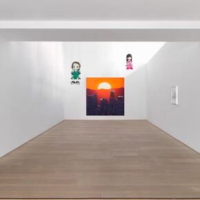 Sayre Gomez, Sim city, exhibition view. Courtesy of Xavier Hufkens