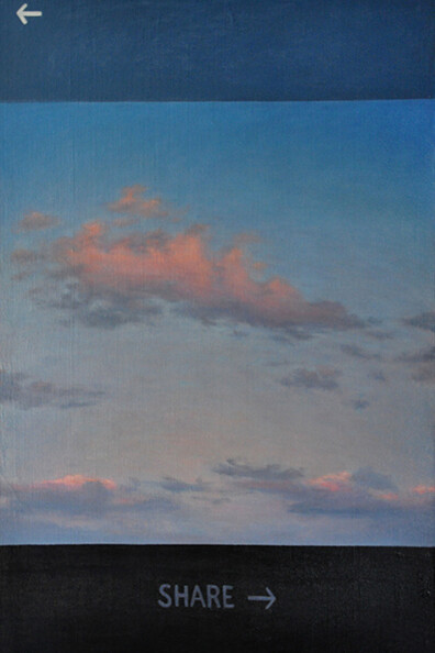 Adam Straus, Shared Air, 2014, oil on canvas, 90 x 60 x 2 in. 228.6 x 152.4 x 5.1 cm