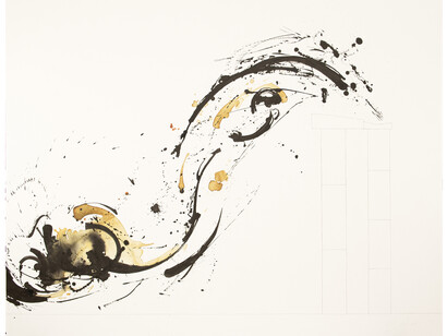 Bato, Tuffatore, tecnica mista su tela,150x200 cm