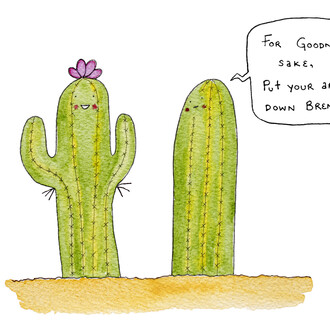 Kip Kiratiburana, ‘Brenda’ watercolour and pen, 21 x 30 cm