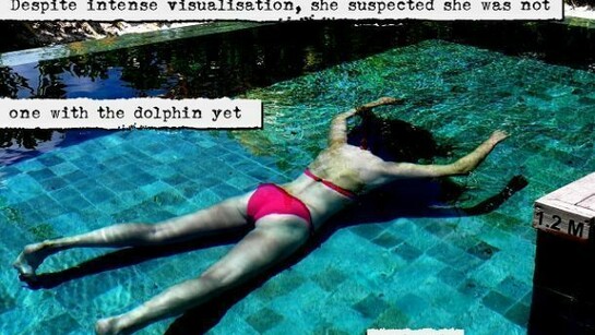 Linda Pyke, Big dreams small swimming pool, 2011, Medium Colour coupler print on Fuji Crystal, Archive paper, 13 x 18 cm, Image courtesy of Phillips