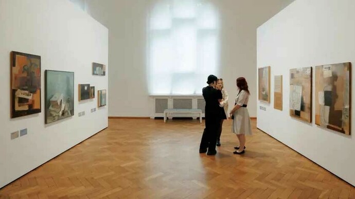 Māra Vaičunas, Beyond, exhibition view. Courtesy of the Latvian National Museum of Art 