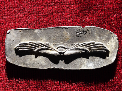 Occhio alato commissionato da Gabriele D'Annunzio conservato al Museo Renato Brozzi di Traversetolo, Italia