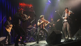 Villalobos Brothers performing at Mundial Montreal 2016. Photo: Catalina Maria Johnson