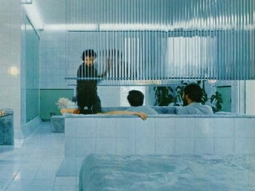 Interno futuristico de 'Lo Scarabeo sotto la foglia', font. DOMUS