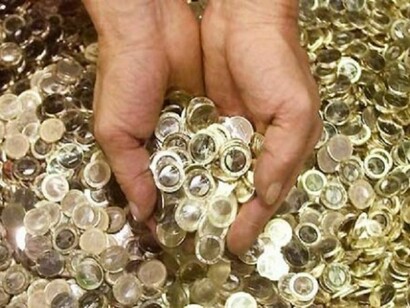 With money in his hands