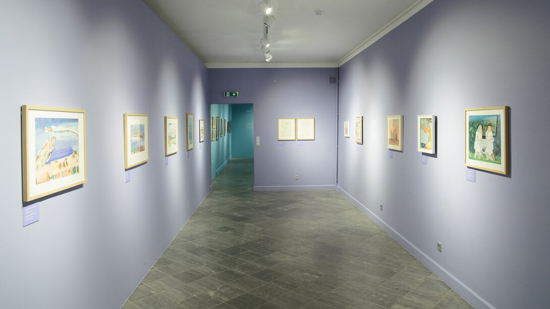 Travel images, exhibition view. Courtesy of Tartu Art Museum