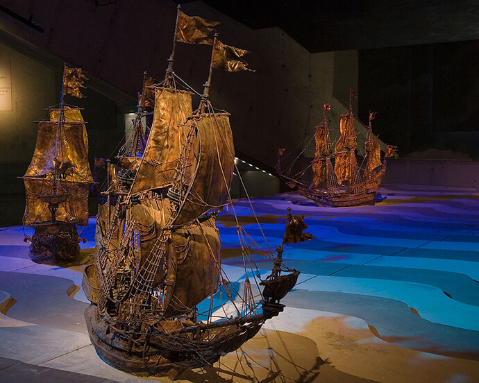 The sailing ship. Courtesy of The Vasa Museum 