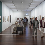 Georg Baselitz, Baselitz manifiestos, exhibition view. Courtesy of Museum der Moderne