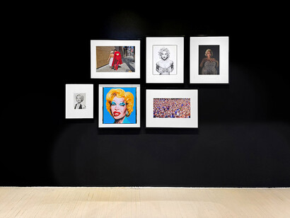 Various artists, Becoming Marilyn, exhibition view. Courtesy of Staley-Wise Gallery
