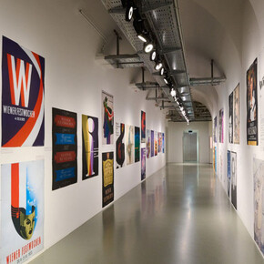 Hype and high culture. 75 years of the Vienna Festival in posters, exhibition view. Courtesy of MAK