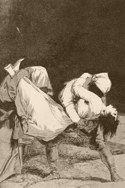 Francisco de Goya, Capricho núm. 8 «Que se la llevaron»