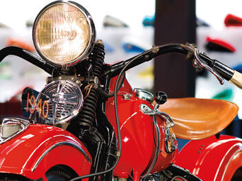 The Motorcycle Gallery: 1903-1940s. Courtesy of Harley-Davidson Museum