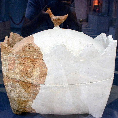 Chilpyk Tower of Silence (Dakhma), Karakalpakstan, 1st century BCE–1st century CE, Zoroastrian ossuary, I. V. Savitsky State Museum of Art, Nukus, Uzbekistan