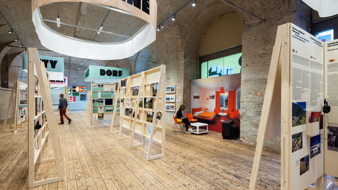Toourism, exhibition view. Courtesy of Architekturzentrum Wien