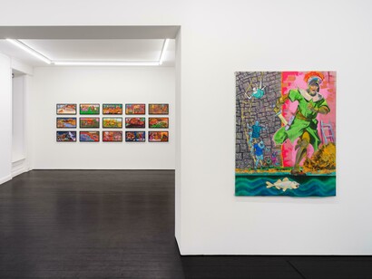 Max Werner, Sons, exhibition view. Courtesy of Contemporary Fine Arts 