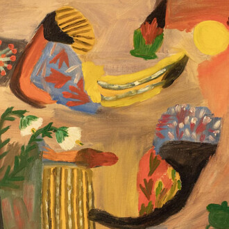 Clementine Hunter, Chaleur: the sun gives life to everything (detail), 1962,