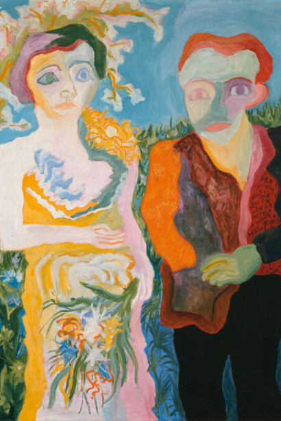 Paul Camenisch, Das Brautpaar (Oblomow und Oljga) (detail), 1928. Courtesy of Aargauer Kunsthaus